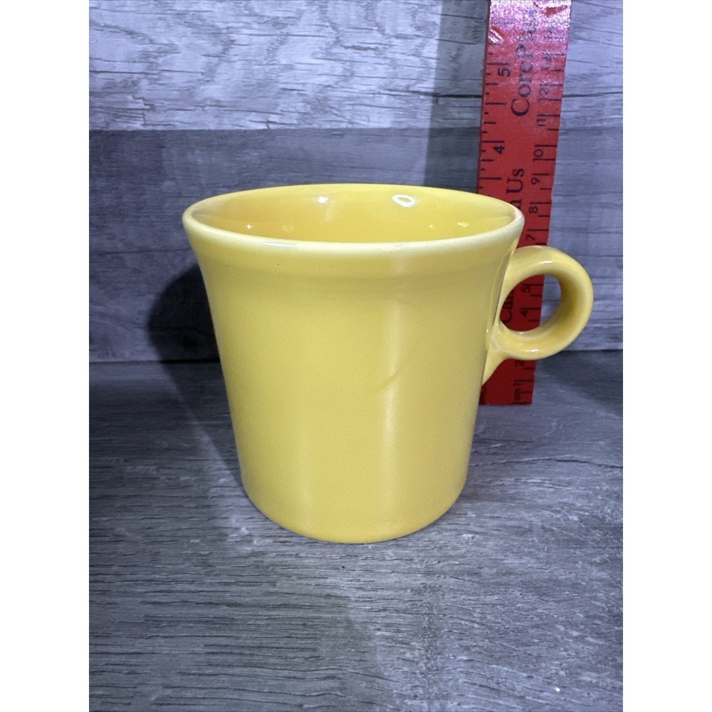 Fiesta Coffee Mug Unisex OS Yellow Excellent Ring Handle Ceramic HLC USA